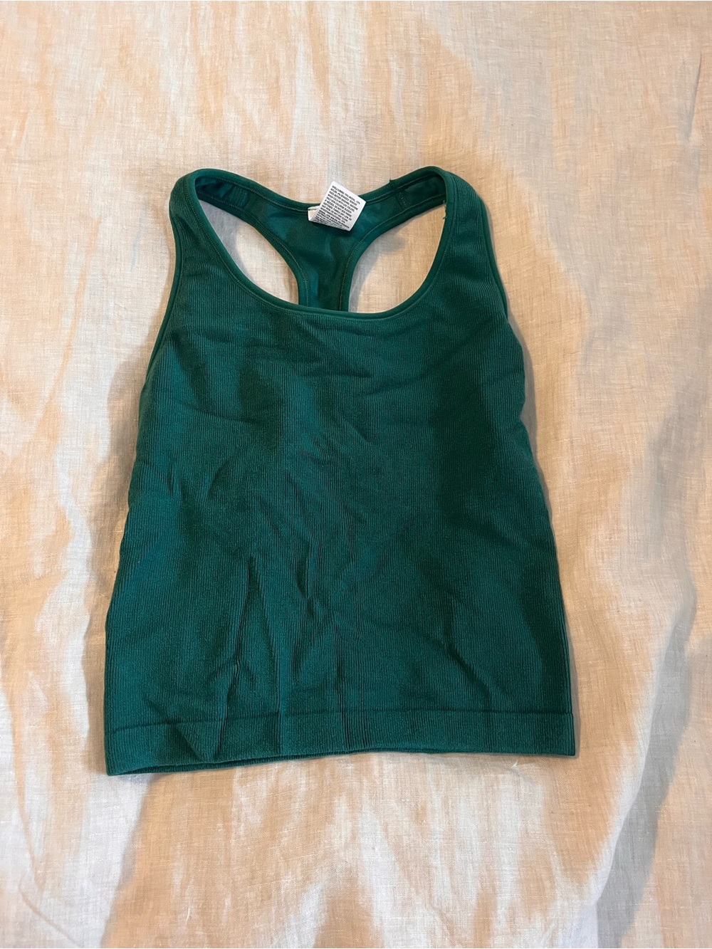 all in motion Dark Green Racerback Tank Top